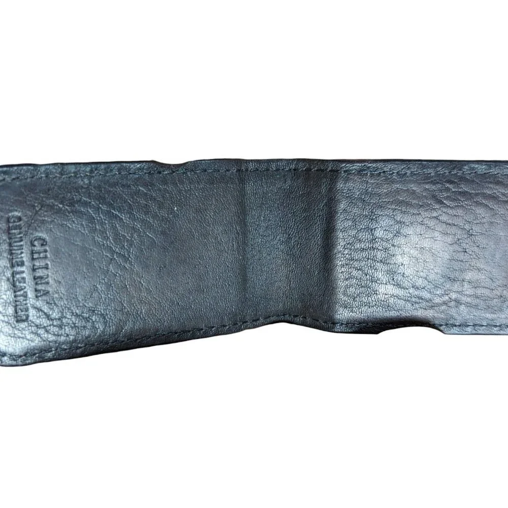 Dockers Genuine Leather Magnetic Money Clip Black Color